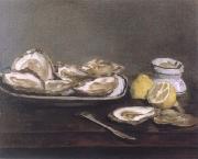 Edouard Manet Oysters painting